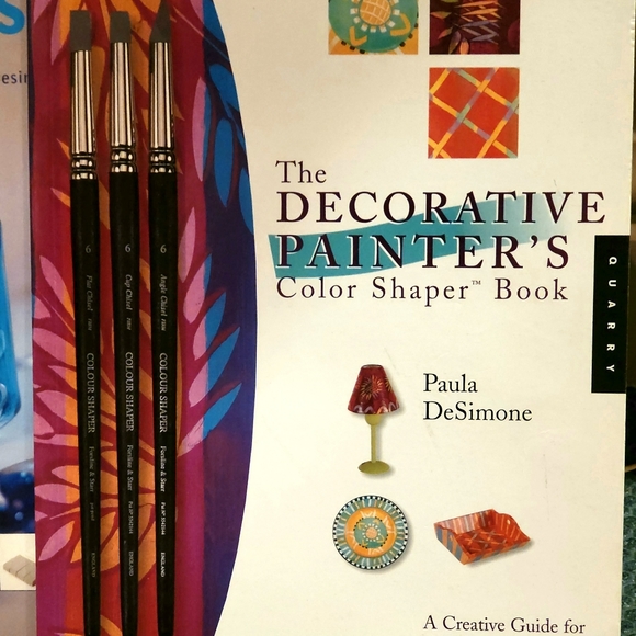 4 Books for artist and crafters projects techniques  PAINTING ON GLASS - Picture 6 of 9